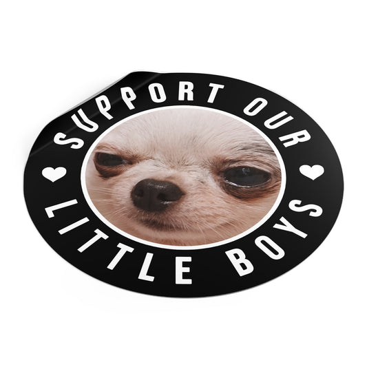 Little Boys Sticker 5x5"